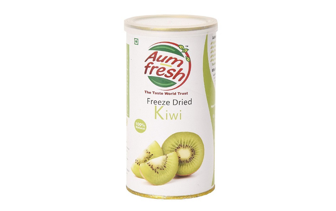 Aum Fresh Freeze Dried Kiwi    Tin  25 grams